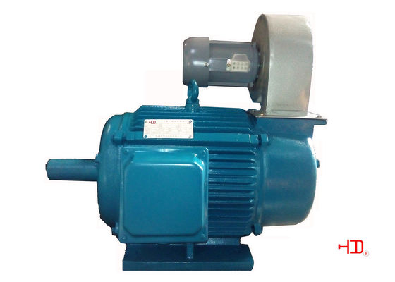 Custom Industrial Electric Motor With Reduction Gear , Centrifugal Blower Cooling Type